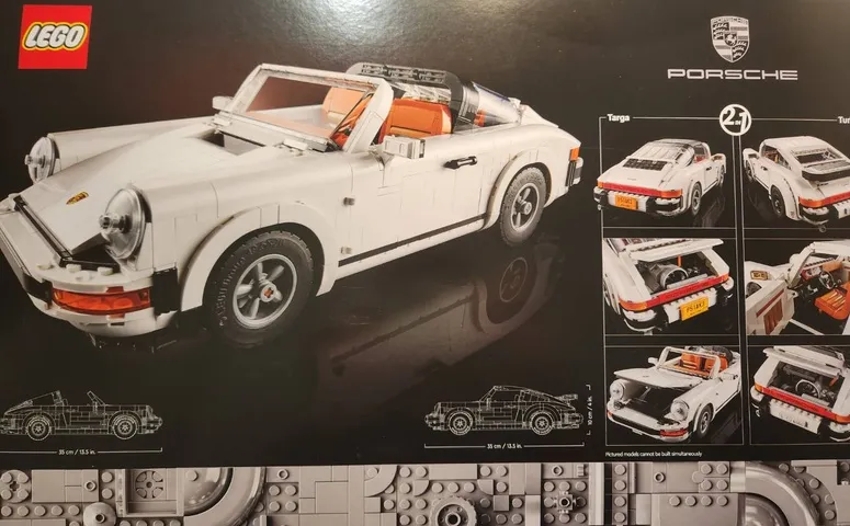 My Lego porsche box