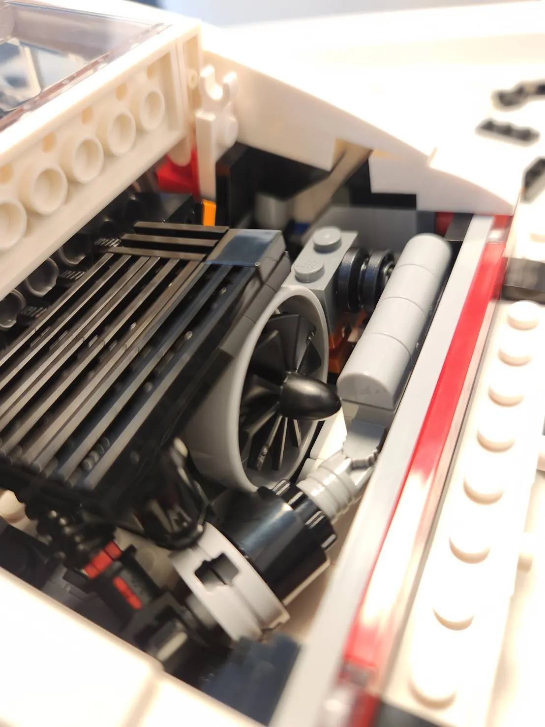 Lego porsche engine