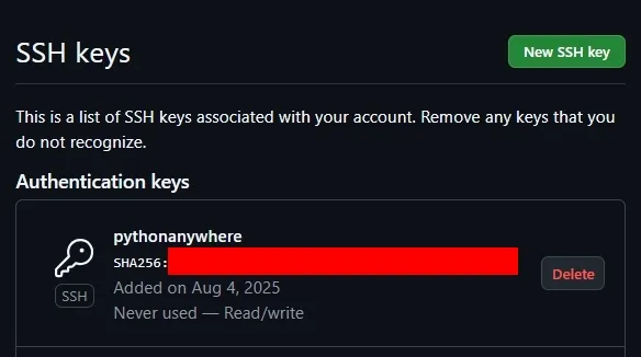 SSH Keys